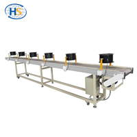 Cinta transportadora con ventilador de refrigeración por aire para línea de extrusión de alimentos para perros