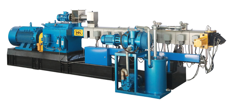 Twin Screw Extruder for PET Bottle Recycling Extrusor de tornillo gemelo para reciclaje de botellas de PET