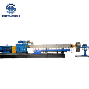 Máquina de extrusión por lotes principal de llenado Caco3 de extrusión TSE-75 Haisi