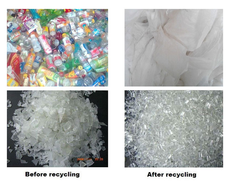 Automatic Strand Pelletizing Twin Screw Extruder for PET Bottle Recycling Extrusor de tornillo gemelo de pelletización automática para reciclaje de botellas de mascotas