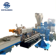 TSE-50B Extrusor de tornillo gemelo para PA/PE/PP+GF con alimentador lateral