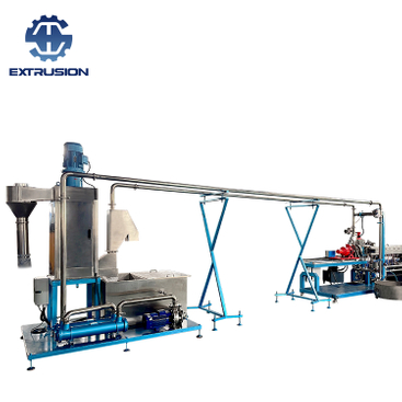Elastómero termoplástico de fusión en caliente que fabrica una línea de extrusión