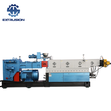 Extrusor de tornillo gemelo TSC-75 contador giratorio para PVC rígido