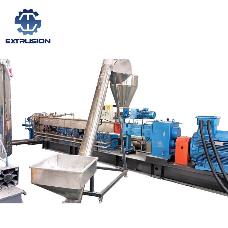 Línea de extrusión Masterbatch de doble tornillo de alta eficiencia
