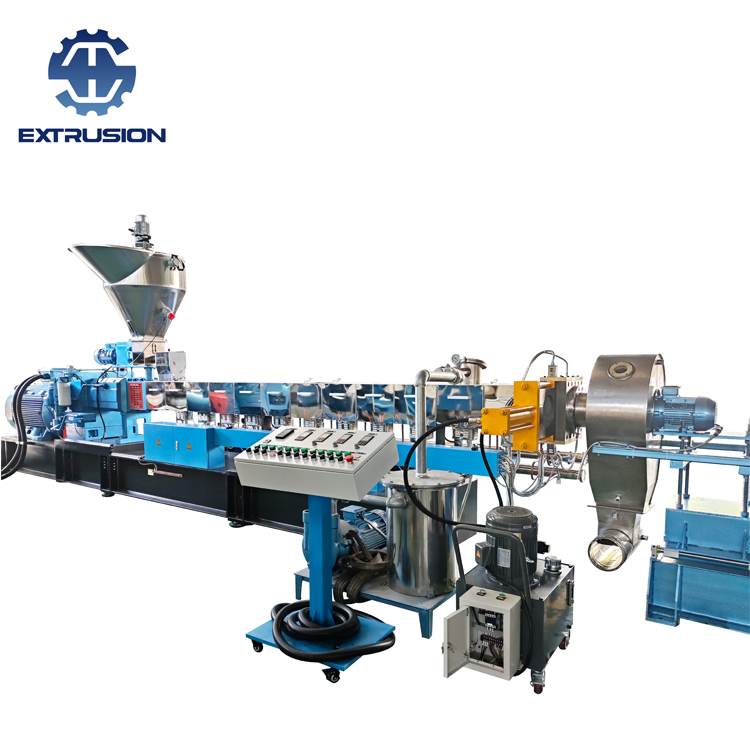 Línea de extrusión Masterbatch de doble tornillo de alta eficiencia
